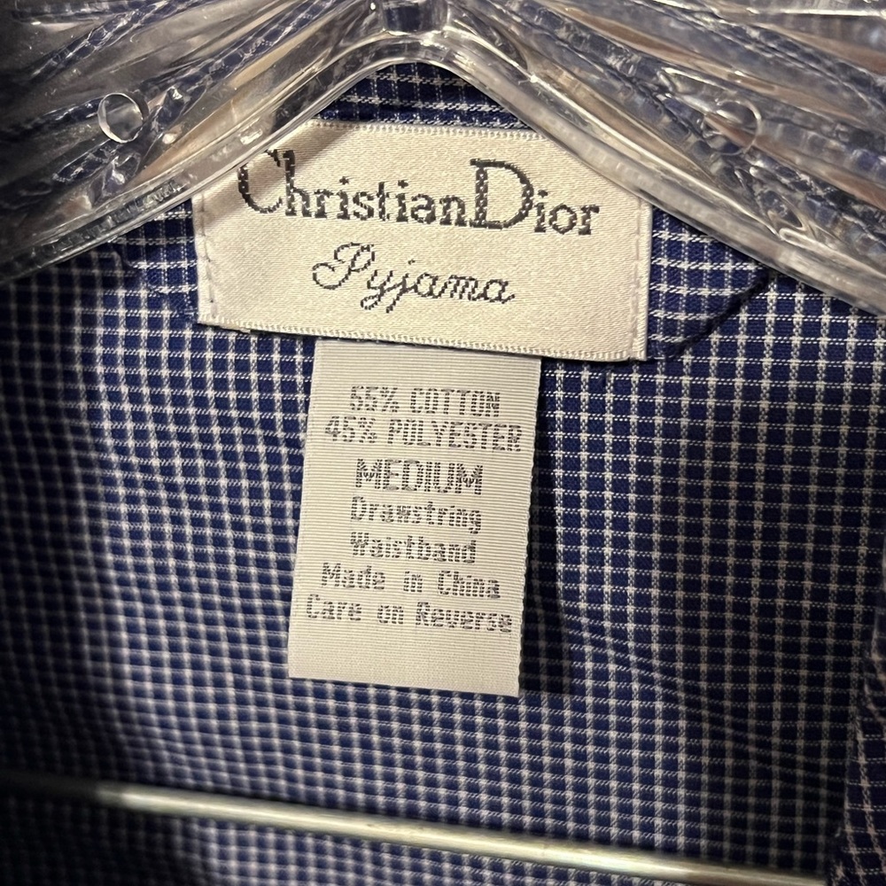 SOLD!!!! Relaxed Fit Mens Christian Dior Pajama Lounge Sleepwear - Picture 9 of 10